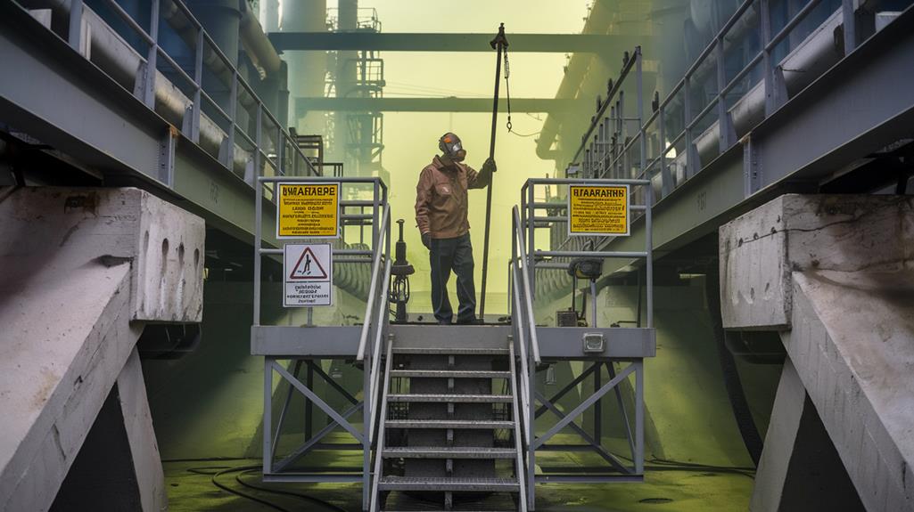 toxic hydrogen sulfide fumes