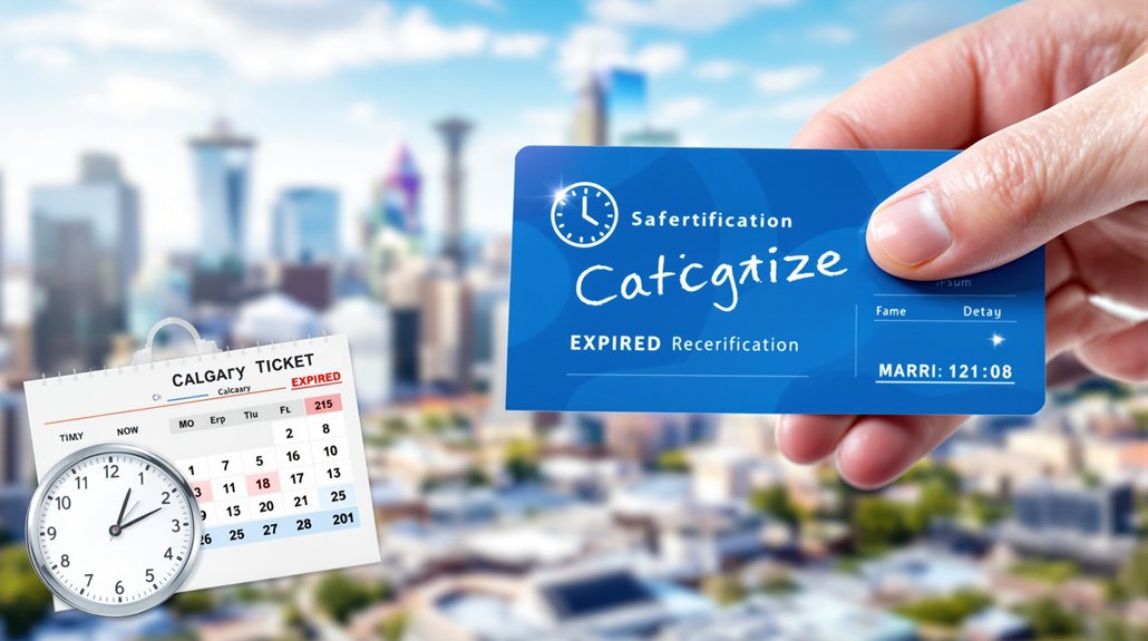 safety certifications renewal requirements